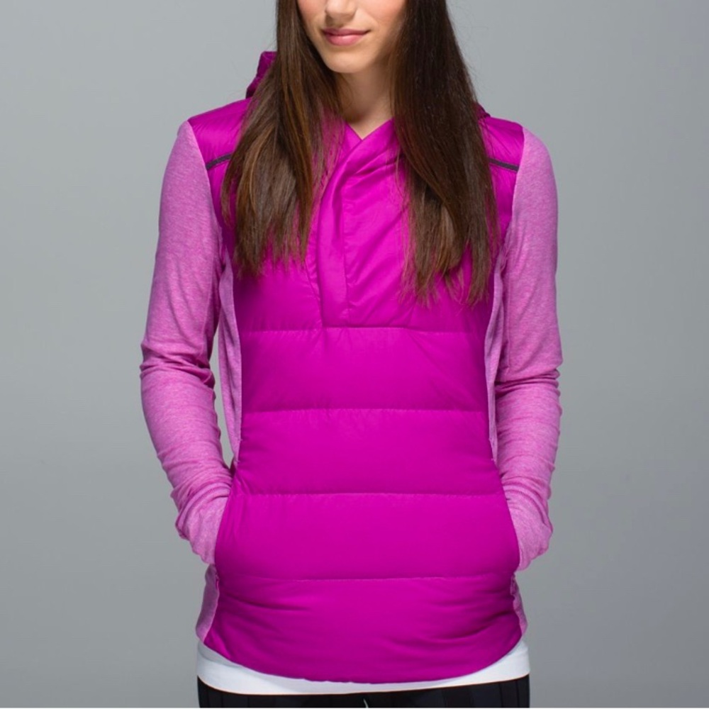 Lululemon Fluff Off Pullover Ultra Violet Size 10 - image 2